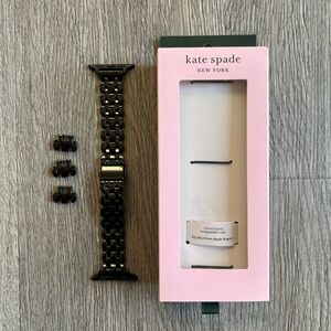 Kate Spade New York Scallop 16mm Black Metal Band for Apple Watch